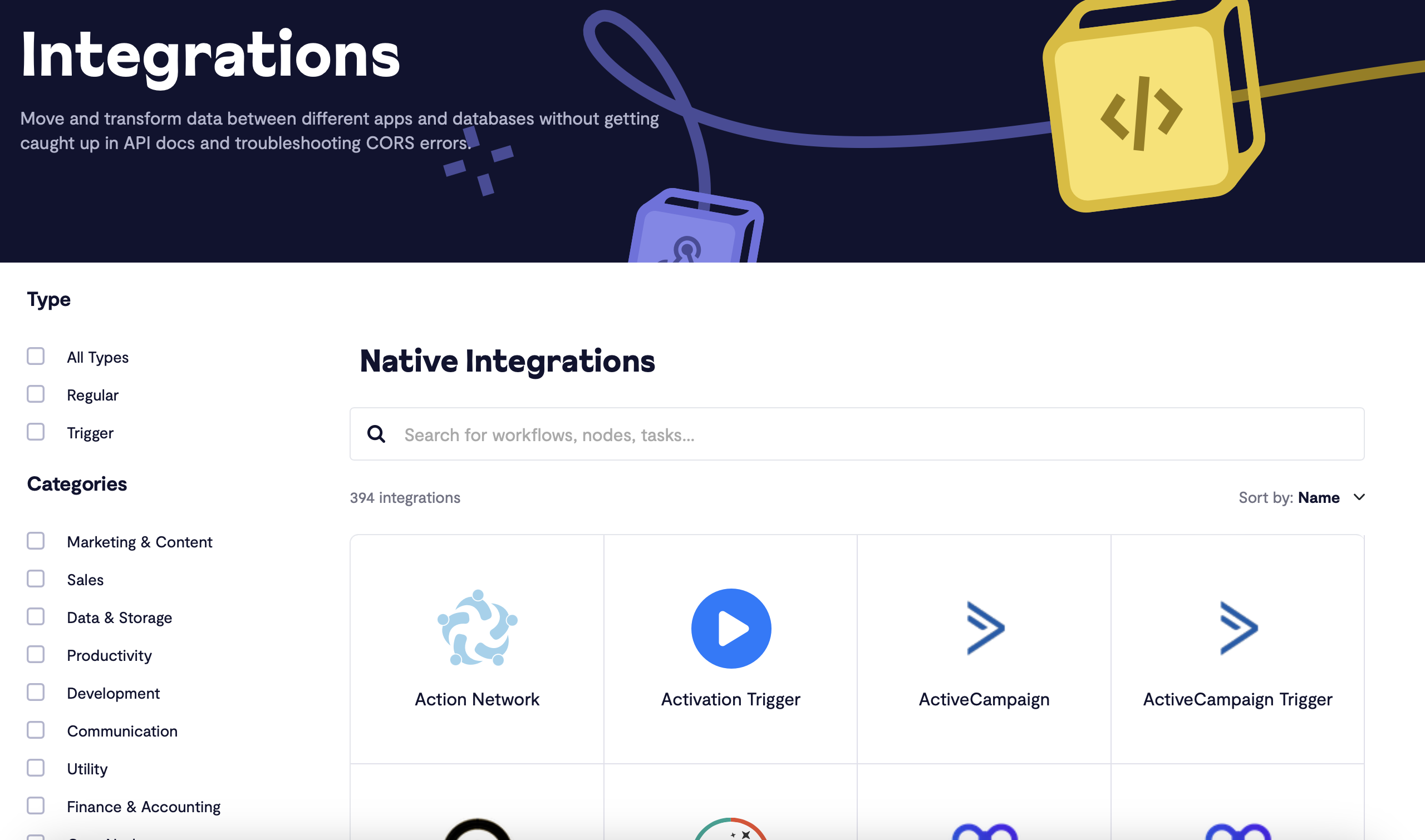 n8n prebuilt integrations